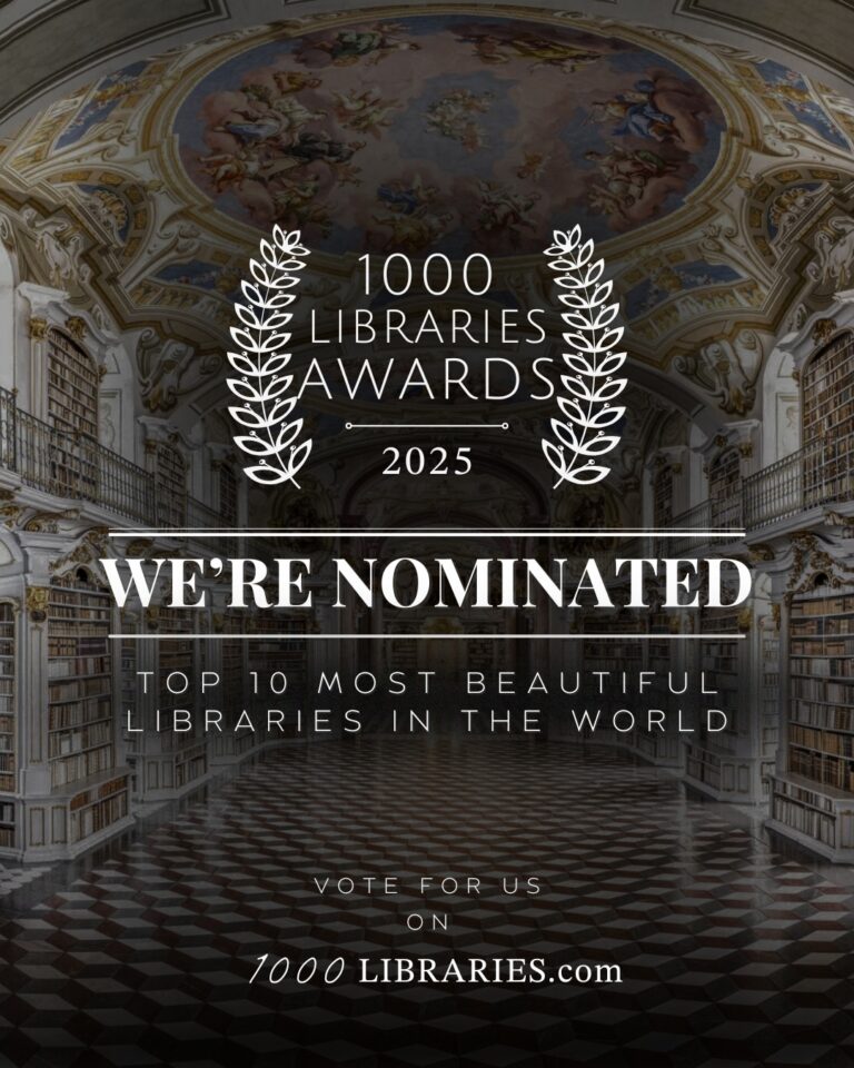 Social Media Post   Admont Abbey Library   1000 Libraries Awards 2025