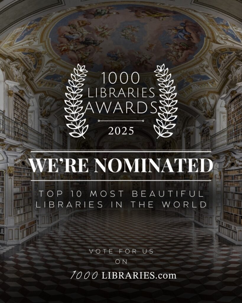 Social Media Post   Admont Abbey Library   1000 Libraries Awards 2025