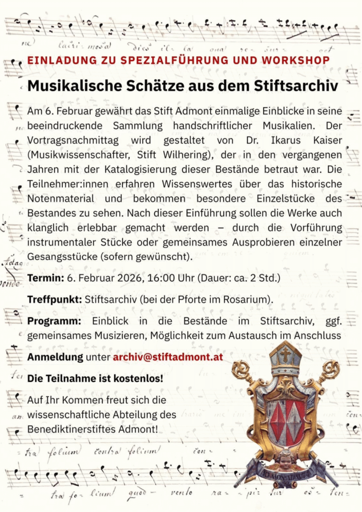 Stiftsarchiv WOrkshop