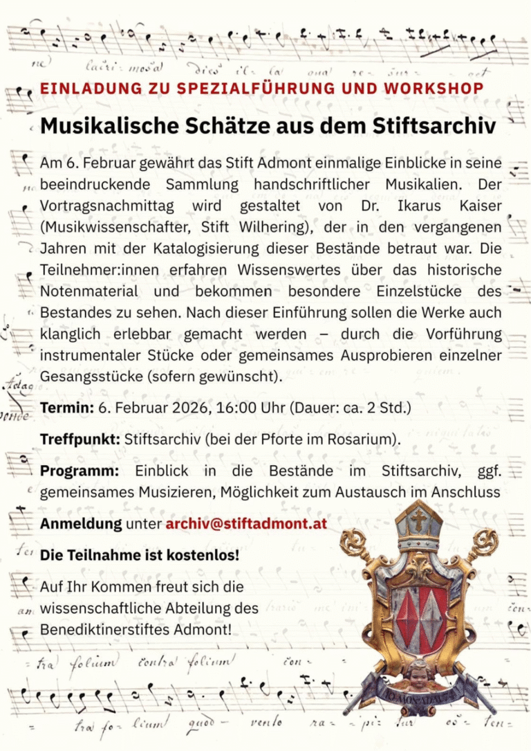 Stiftsarchiv WOrkshop