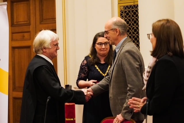 Verleihung ring Abt Gerhard